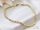Antialergénny pozlátený náramok „Goldfilled“, dĺžka 19 cm a šírka 3 mm, farba 14K