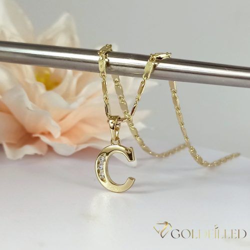 Antialergický pozlátený náhrdelník „Goldfilled“, vo viacerých veľkostiach a 2mm hrubý, 14K farba