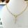 Antialergická Goldfilled náhrdelník 50cm/4mm + prívesok, farba 14K