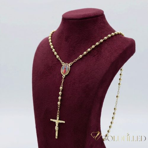 Antialergénny náhrdelník Goldfilled 60cm dlhý a 4mm široký Farba 14K