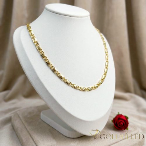Antialergénny náhrdelník Goldfilled 50cm dlhý a 5,2mm široký Farba 14K