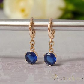 Goldfilled antialergické náušnice s ó28mm 18K farba