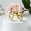 Goldfilled Antiallergén Náušnice 9mm 14K farba	