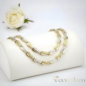   Antialergénny Goldfilled náhrdelník 50cm/7mm + náramok 19cm farba 14K Multicolor 