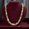 Goldfilled Antialergénny Luxusný Barakka Náhrdelník 60cm Dlhý a 11mm Široký (145g ! ) Farba 14K Multikolor