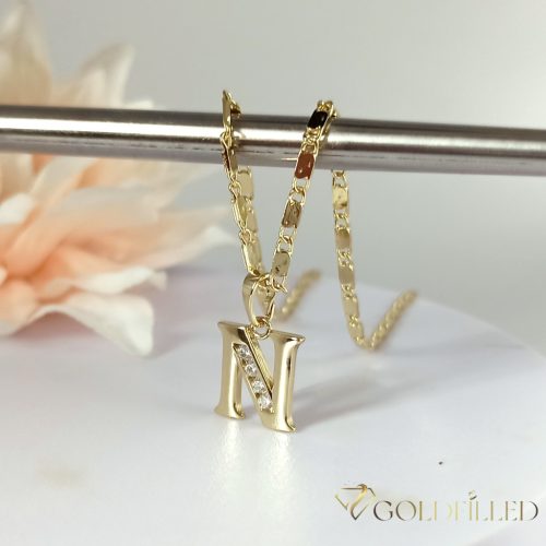 Antialergický pozlátený náhrdelník „Goldfilled“, vo viacerých veľkostiach a 2mm hrubý, 14K farba