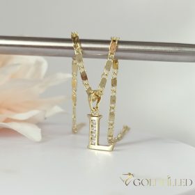   Antialergický pozlátený náhrdelník „Goldfilled“, vo viacerých veľkostiach a 2mm hrubý, 14K farba