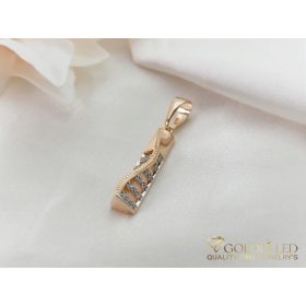 Antialergénny Goldfilled prívesok 33 mm, farba 18K