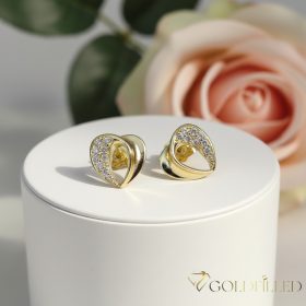 Goldfilled Antialergénne Náušnice 11mm 14K farba	