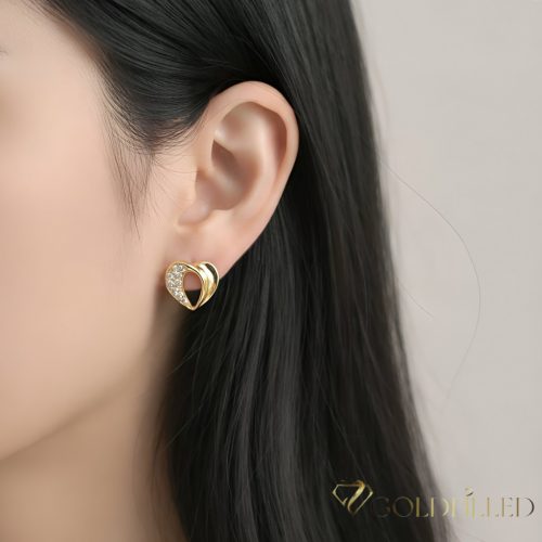 Goldfilled Antialergénne Náušnice 11mm 14K farba	
