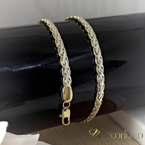 Goldfilled Antialergénny Náramok 18cm / 5mm 14K farba Multikolor