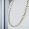 Antialergénny náhrdelník Goldfilled 50cm dlhý a 4mm široký Farba 14K Multicolor 