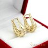 Goldfilled antialergénne náušnice 20 mm 14K farba