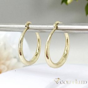  Goldfilled Antialergenní   kruhové náušnice 30mm 14K farba	