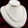 Antialergénny Goldfilled Náhrdelník 50cm/4,5mm + Náramok 20cm , farba 14K