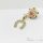 Antialergénny Goldfilled prívesok 25 mm, farba 14K