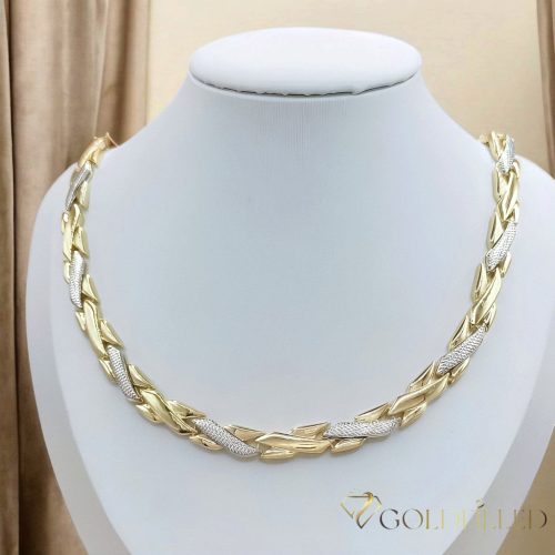 Exkluzivní antialergický náhrdelník „Goldfilled” 50cm/8mm, 14K vícebarevný