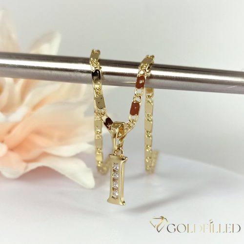 Antialergický pozlátený náhrdelník „Goldfilled“, vo viacerých veľkostiach a 2mm hrubý, 14K farba