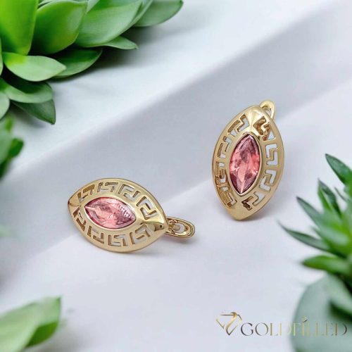 Goldfilled antialergénne náušnice 20 mm 18K farba