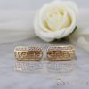Goldfilled antialergénne náušnice 20 mm 18K farba