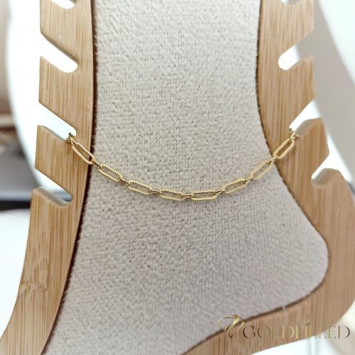 Goldfilled Náramok na členok 27cm/3mm Farba 14K